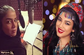 (عکس) بارداری ستین خواننده زن اونور آبی که با شهرزاد معروف شد