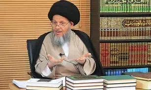(عکس) آیت الله سید کمال حیدری کیست و آیا تابلو او را در قم پایین کشیدند؟