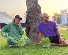 (عکس) مهناز افشار و آرش وسط جنگل!