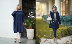مانتوی سُرمه ای رو با شلوار چه رنگی ست کنیم و بپوشیم؟