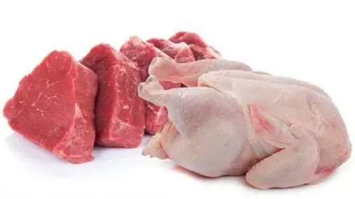 قیمت مرغ و گوشت در بازار امروز دوشنبه 17 آذر 99