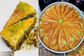 طرز تهیه باقلوا استانبولی / روش پخت عالی و ساده اندازه ها با لیوان