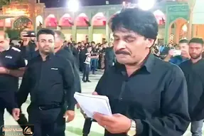آواز غمزده؛ سجاد رزمجویی رفته ختم داره جانسوزانه میخونه بقیه خندشون گرفته ناجور