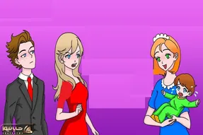 هوش  تصویری؛ اگه زدی رو دست باهوشا بگو نوزادِ بچه این زن و شوهر هست یا خیر؟