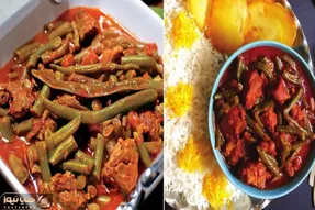 خورش لوبیا سبز یکی از لذیذترین خورش های ایرونی/ طرز تهیه و فوت و فن پخت