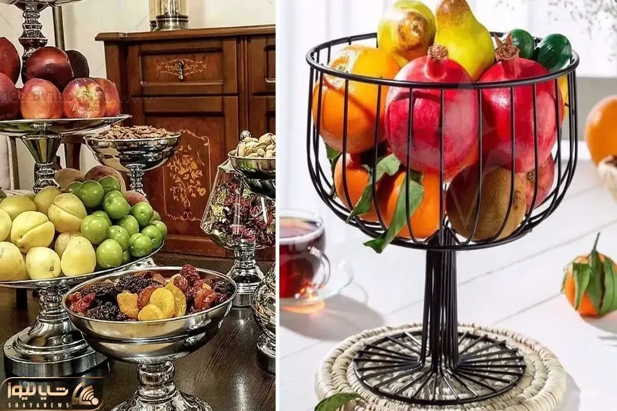 مدل دلبرانه ظرف میوه خوری؛ چیدمان میوه و انواع ظروف در جنس و نقش نگار مختلف امروزی