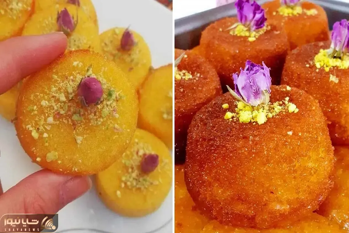 طرز تهیه کیک شربتی شیرازی ‌/ طعم عالی از یه کیک خونگی با پف زیاد + اندازه ها با لیوان