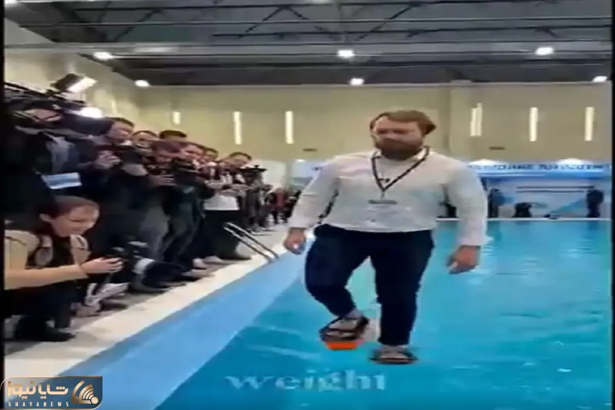 معماری خلاقانه؛ دمپایی ابری ساختن باهاش روی سطح آب راه میرن عین مرتاضای هندی