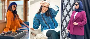 نمی دونی رنگ سرمه ای رو چطور بپوشی تا خوشگل بشی؟ مانتو شلوار یا شالت و اینجوری ست کن