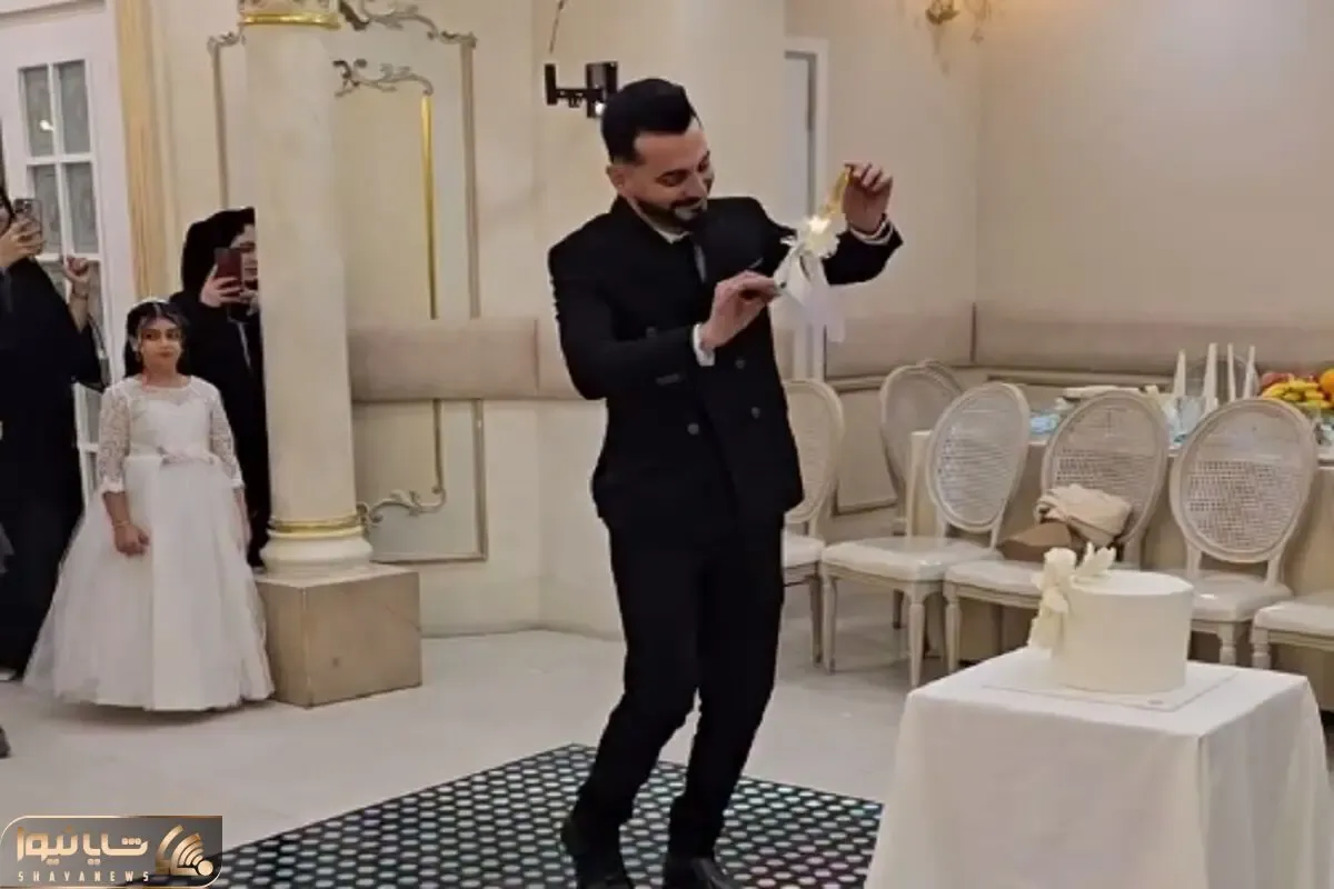 آواز شادیسم؛ عروس خواهر نداره به جاش داداشش رقص چاقو رفت این پا اون پا کردنش قشنگه