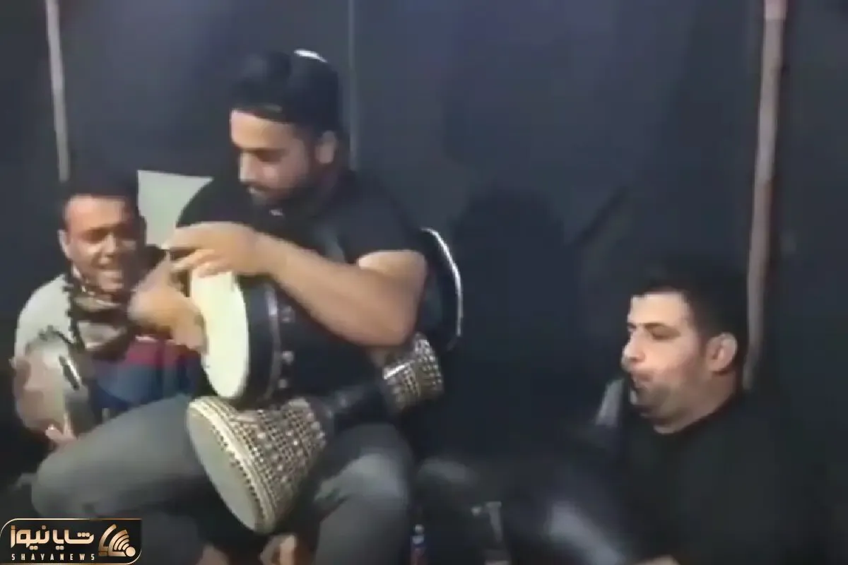 آواز محلی؛ بچه های جنوب تو چادر جمع شدنو چه با بند و بسات کامل آهنگ بندری شاد میزنن