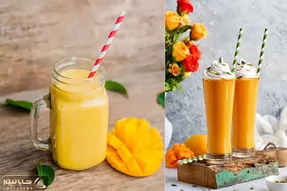 طرز تهیه میلک شیک انبه؛ بیاین ببینید چی براتون آوردم یه جذااابِ بهشتی