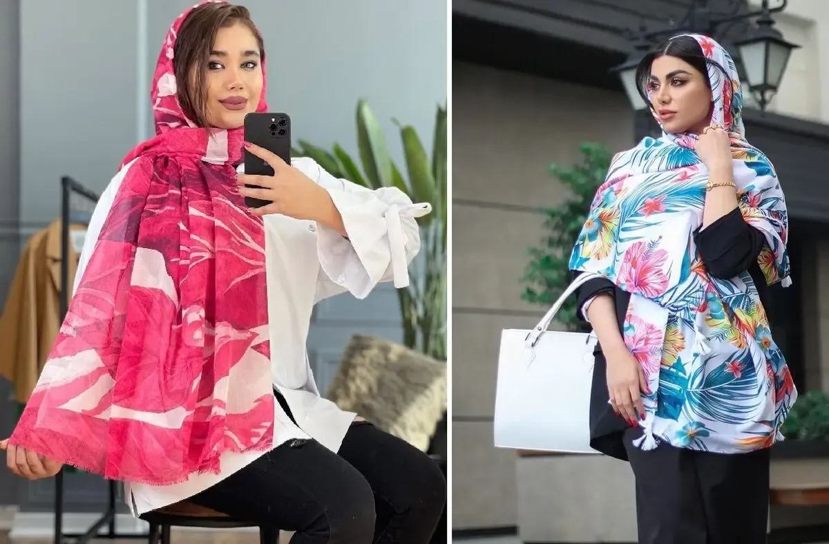 دیگه شال و روسریتو تکراری نَبند بیا تا چنتا مدل آسون و خوشگل یادت بدم؛ ترفندای ست کردن