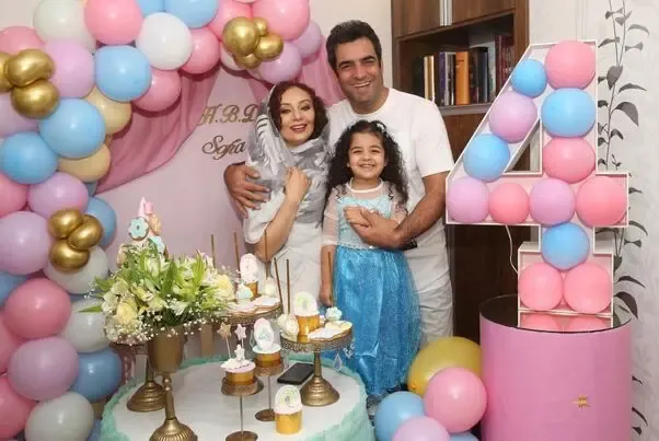 (عکس) تولد لاکچری منوچهر هادی و یکتا ناصر برای دخترشان!