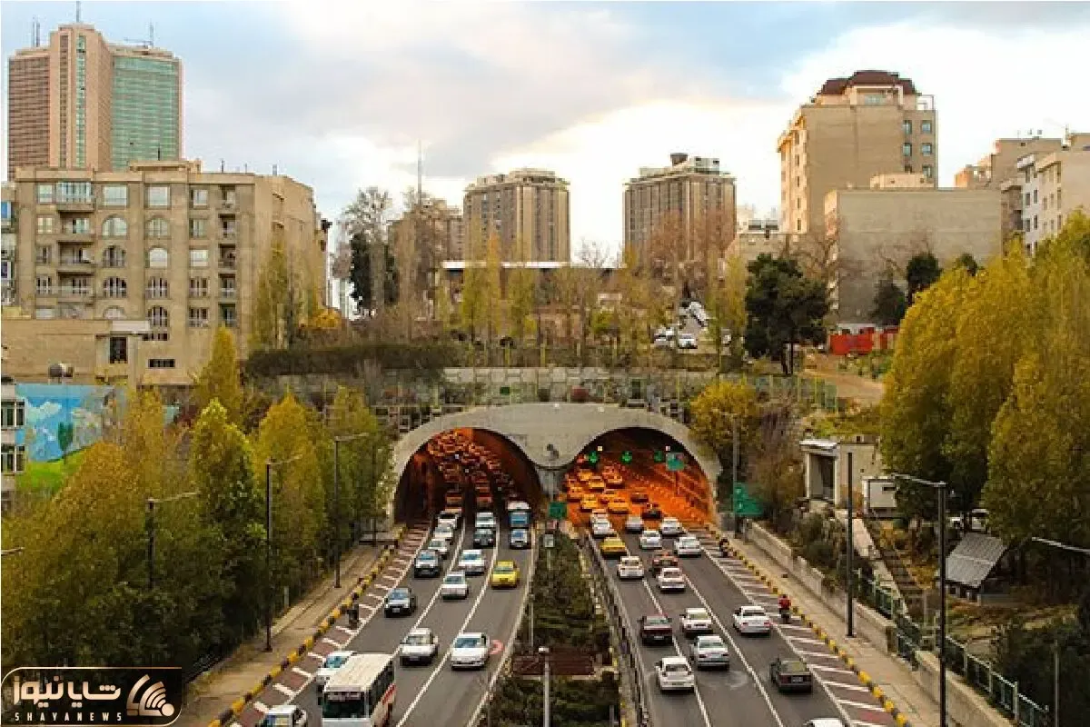 هر دو مسیر تونل رسالت امشب مسدود می‌شود