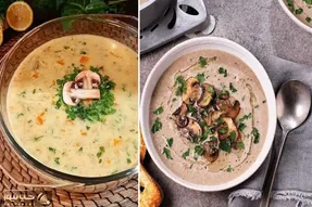 طرز تهیه سوپ قارچ و شیر با بهترین دستور / طعم عالی این سوپ رو از دست ندید