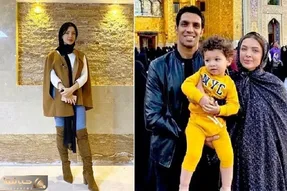 وقتی زنِ سپهر حیدری فقط با یه کیف دستیش نشون میده فوکول لاکچریه؛ زاویه فکشو!