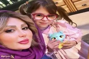 سکانس خندان؛ شیرین کاری دختر نیوشا ضیغمی جلو دوربین که مامانش پشیمون میشه آوردتش