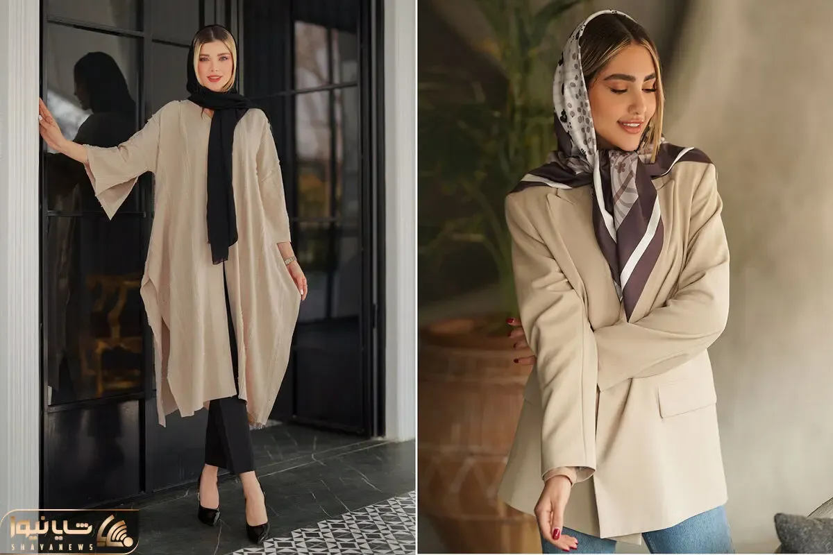 اینجوری لباس پوشیدن کار هر کسی نیست؛ استایل تابستونی رو با مانتو کرم شیک تجربه کنید