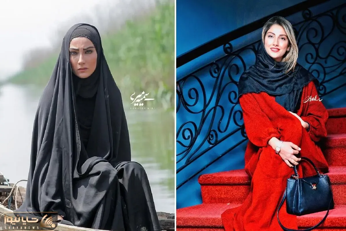 محیا دهقانی بازیگر چشم قشنگ نجلا رو یادته؛ حالا همون چشارو آرایش کرده اونم حوله به تن!
