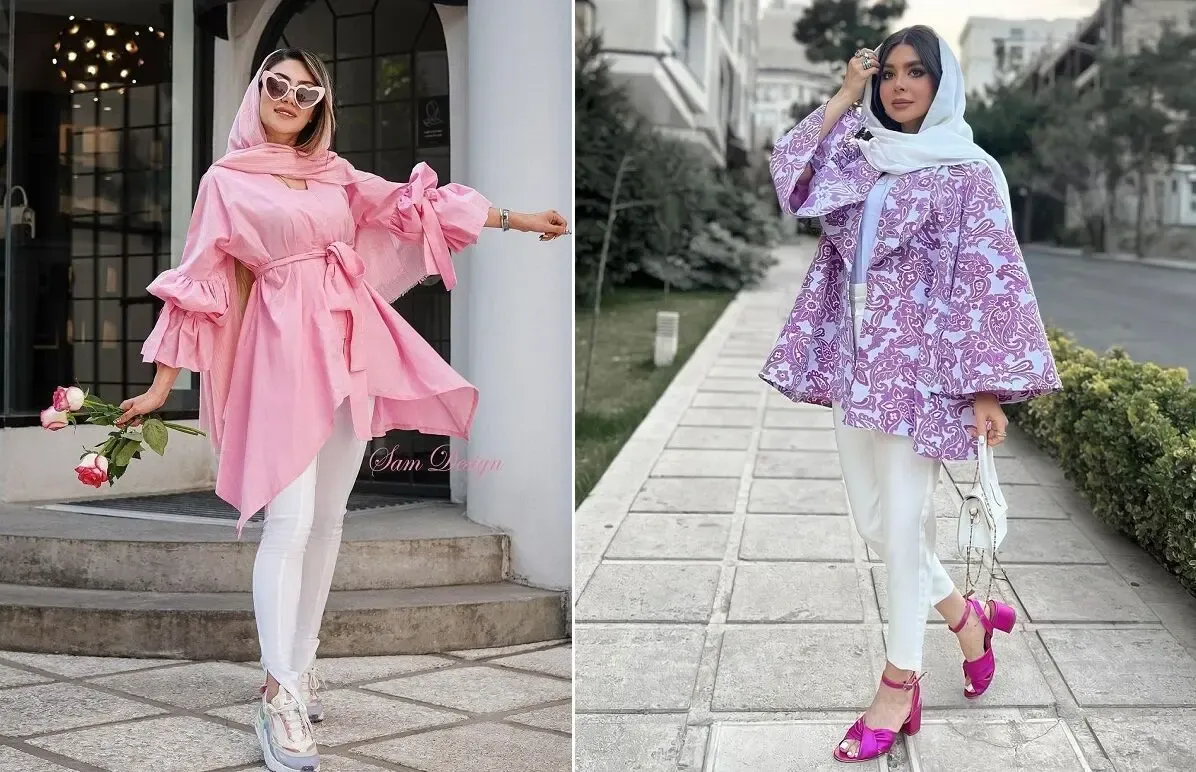 این رنگا رو با هم بپوش؛ هفت ست رنگی جذاااااب واسه مانتو شلوار که عاشقشون میشی