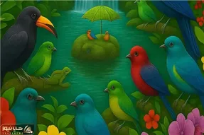 بازی فکری؛ اگه تیزی چشمات پشه رو تو هوا میزنه سنجاب رو تو باغ پرندگان پیدا کن