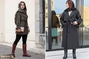 پاییز با مانتو یخ میزنی با پالتو هم که پف میکنی؛ جاش ترنچ کت بپوش شیک و مجلسی بشه