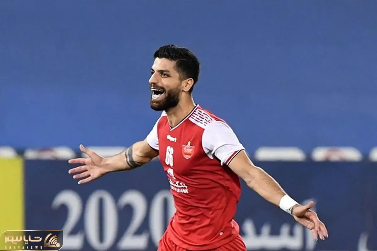 (ویدیو) گل اول پرسپولیس به آلومینیوم اراک توسط میلاد سرلک