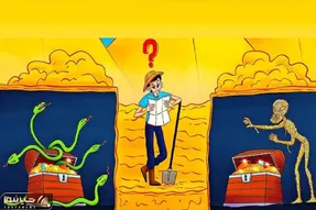 بازی فکری؛ اگه میخوای انگ کم هوشی بهت نزنن بگو کدوم راه برای مرد گورکن امن تر؟