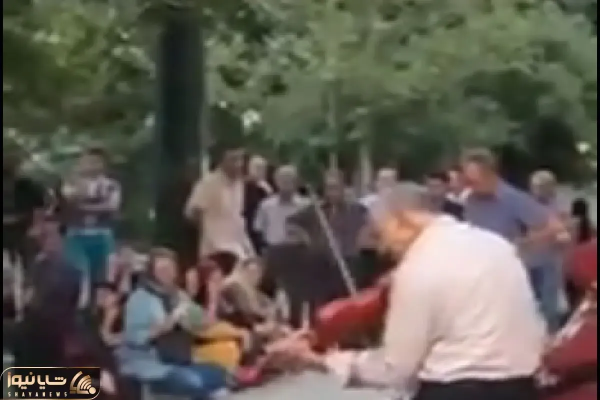 آواز شاد؛ ملت دور پیرمرد شنگول و سرخوش حلقه زدن و مات مبهوت رقص بندری کاکل پسر شدند