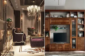 ایده های عالی و خلاقانه برای کمد دیواری پذیرایی/ حال و هوای خونه رو دلنشین کن
