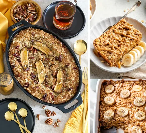 جو دو سر پرک پخته شده با موز و دارچین؛ یک صبحانه گرم، مقوی و خوش‌عطر