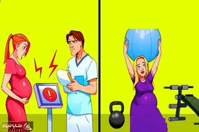 بازی فکری؛ اگه 6 دنگت هوشه بگو کدوم از خانومای باردار ربات واقعی نیست؟