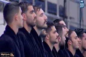 (ویدیو) تیم ملی واترپلو از خواندن سرود ایران، امتناع کرد!