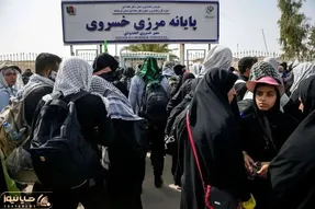 آخرین وضعیت تردد زائران اربعین در مرز خسروی