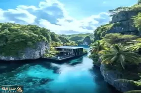 معماری خلاقانه؛ خونه مستتر ساختن تو صخره هر کی میبینه یه چک میزنه خودشو ببینه بیداره