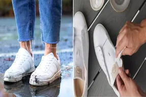 رازهایی که فروشندگان کفش نمی‌ گویند/ تمیز کردن کفش و  کتونی سفید چرم در 5 دقیقه