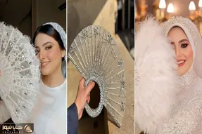 بادبزن های پرنسسی عروس؛ استایل عروسای تابستون تو رویایی ترین شبشون با اینا تکمیله