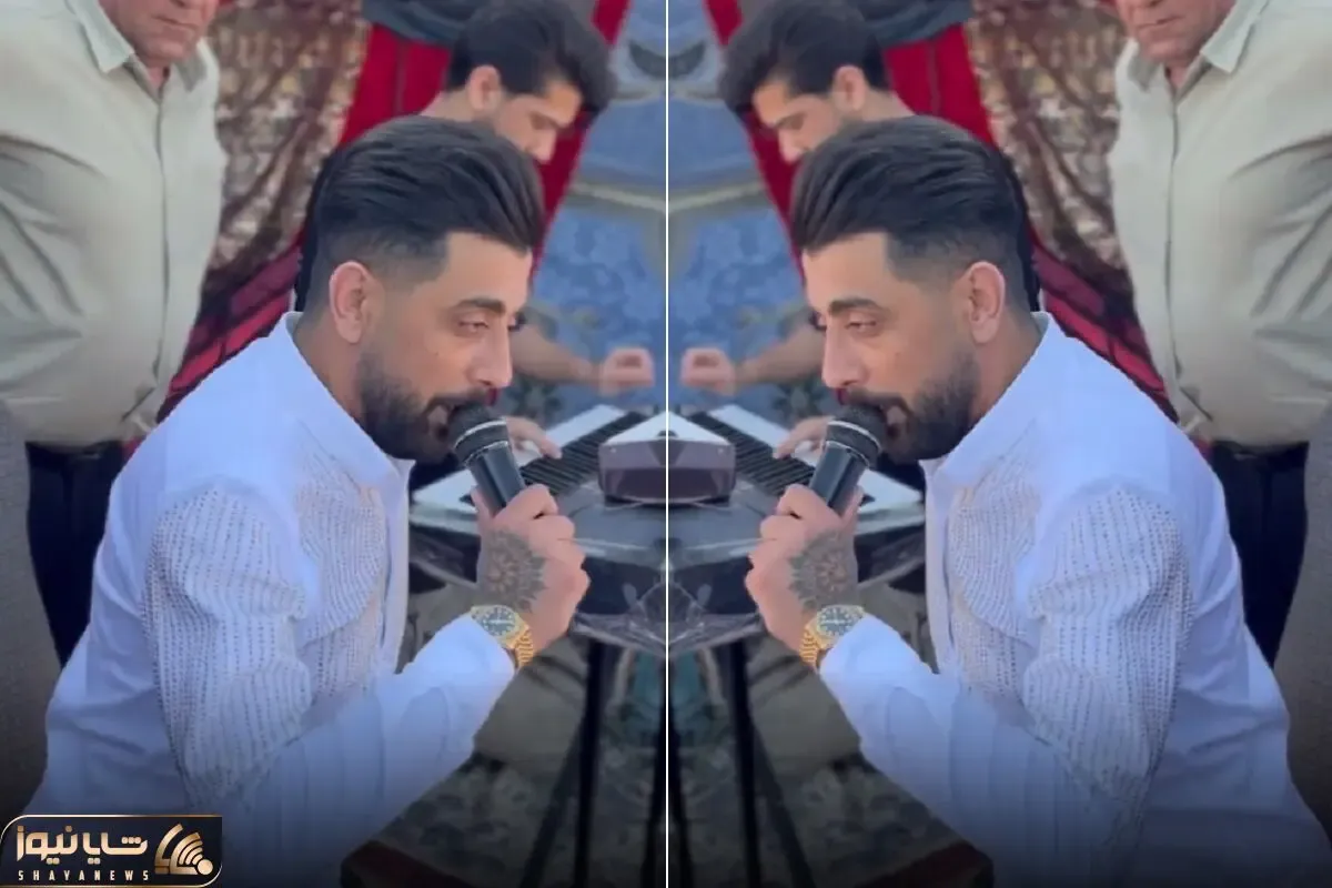 آواز شاد؛ خواننده تو عروسی چه دلربا آهنگ از دیدنت سیر نمیشم رو میخونه