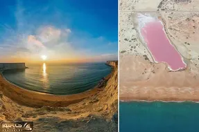 سفری شگفت انگیز به سیستان و بلوچستان؛ دیدن دریاچه صورتی رو از دست ندید!