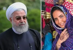 (عکس) واکنش جنجالی الناز شاکردوست به پیامک تبریک عید روحانی