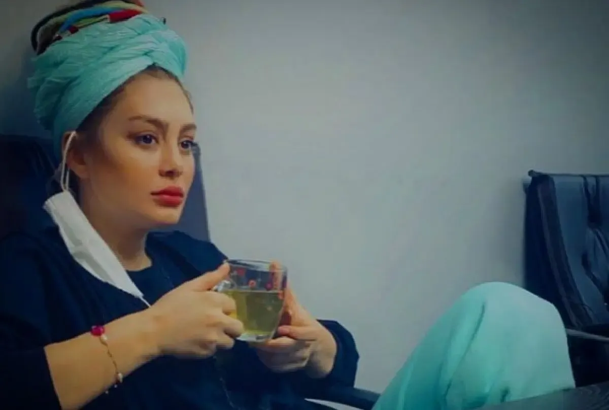 خوشگذرانی سحر قریشی با استایلی خاص!