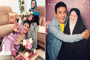 (ویدیو) عمو پورنگ به سوگ مادر نشست + علت فوت