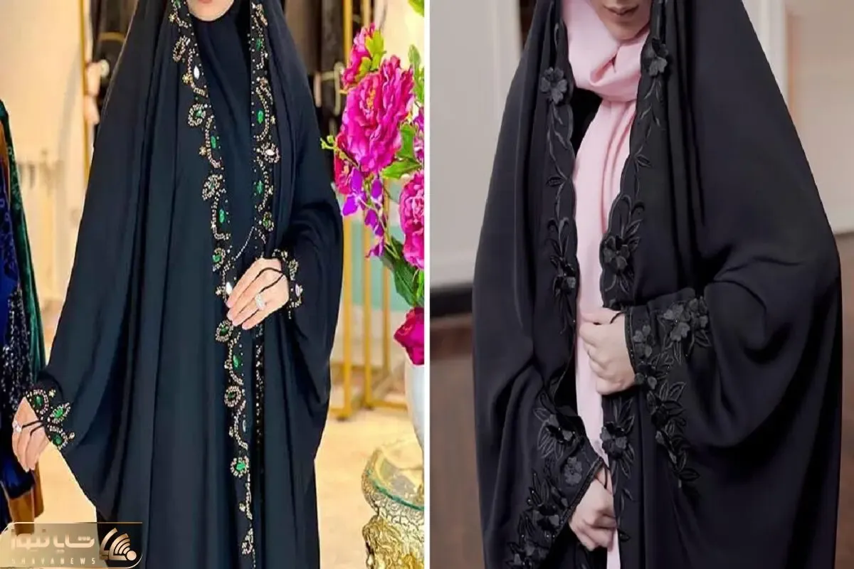 جدیدترین چادر مشکی مجلسی / برا محرم از الان به فکر باش چادر ساده نپوش اینا خیلی شیکن