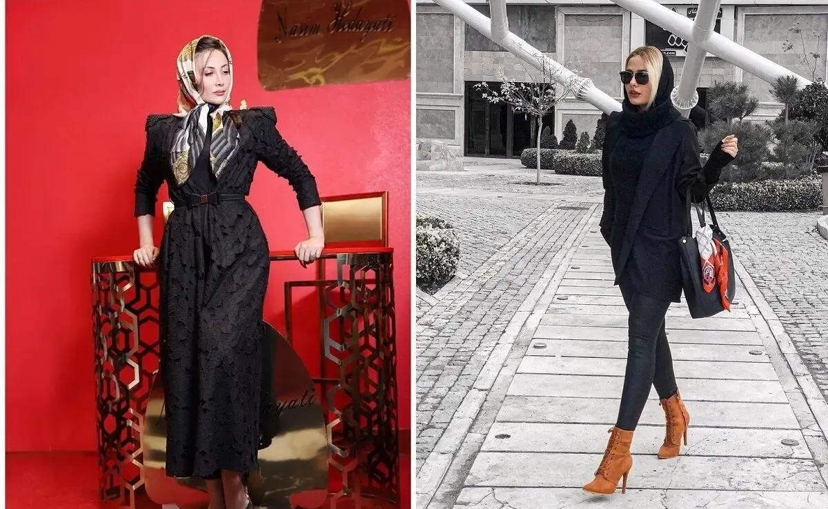 به مانتو مشکی شال یا روسری چه رنگی میاد؟