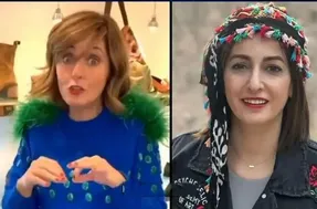شوخی بدل اسپانیایی شقایق دهقان؛ سلام خانم شیرزاد!