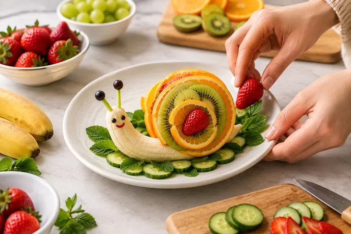 ۴ ایده دوست داشتنی برای میوه‌آرایی و تزئین بشقاب کودکان و دیزاین