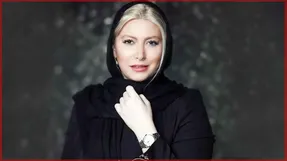 سلفی خوش آب و رنگ فریبا نادری با گوشی 34 میلیونی اش