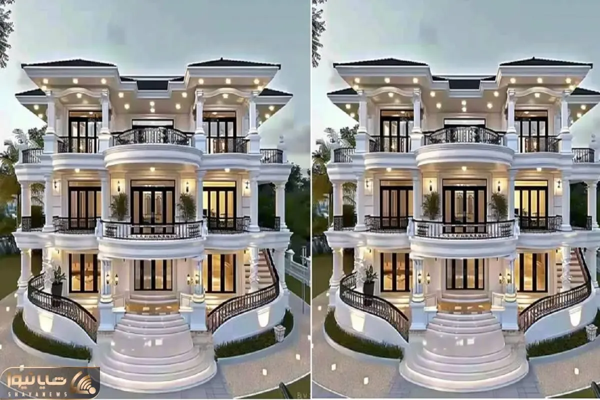 معماری خلاقانه؛ لب ساحل ویلای 5 طبقه اعیونی ساخته هر طبقه مستر و استخر و پارکینگ داره