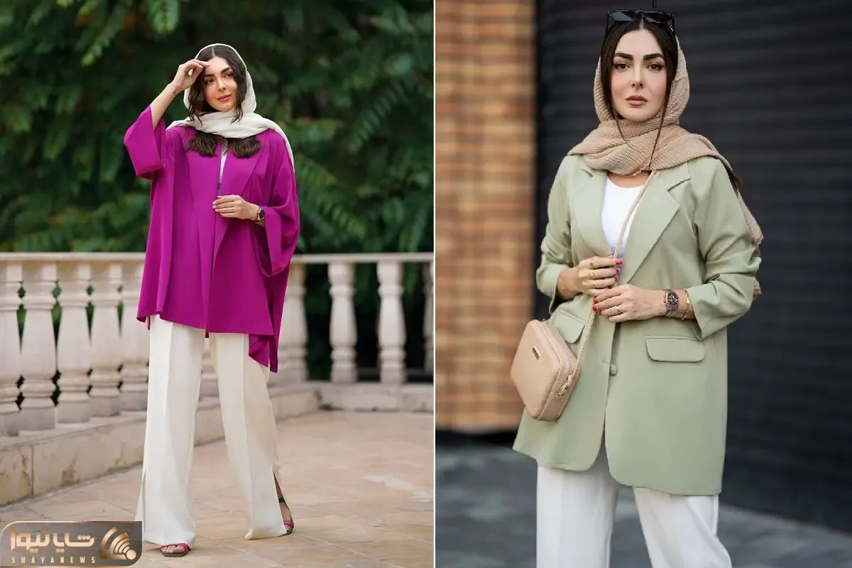 انواع استایل زنانه با مانتو جلو باز؛ همینجوری نیست که لایه لایه پوشیدنم حساب و کتاب داره